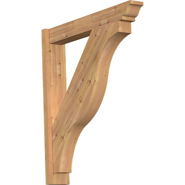 Ekena Millwork Funston Traditional Smooth Outlooker, Western Red Cedar, 5 1/2"W x 32"D x 36"H OUT06X32X36FST01SWR - main